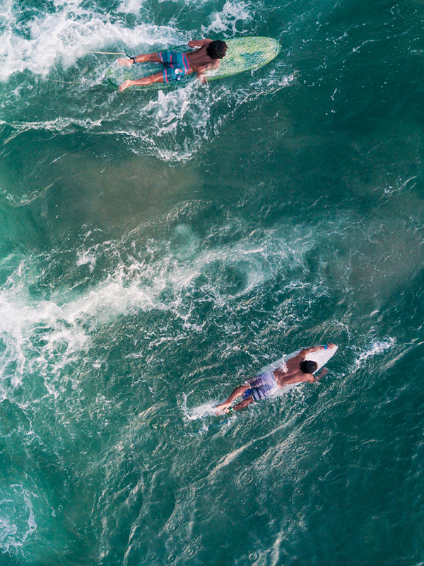 Surfing in Bali